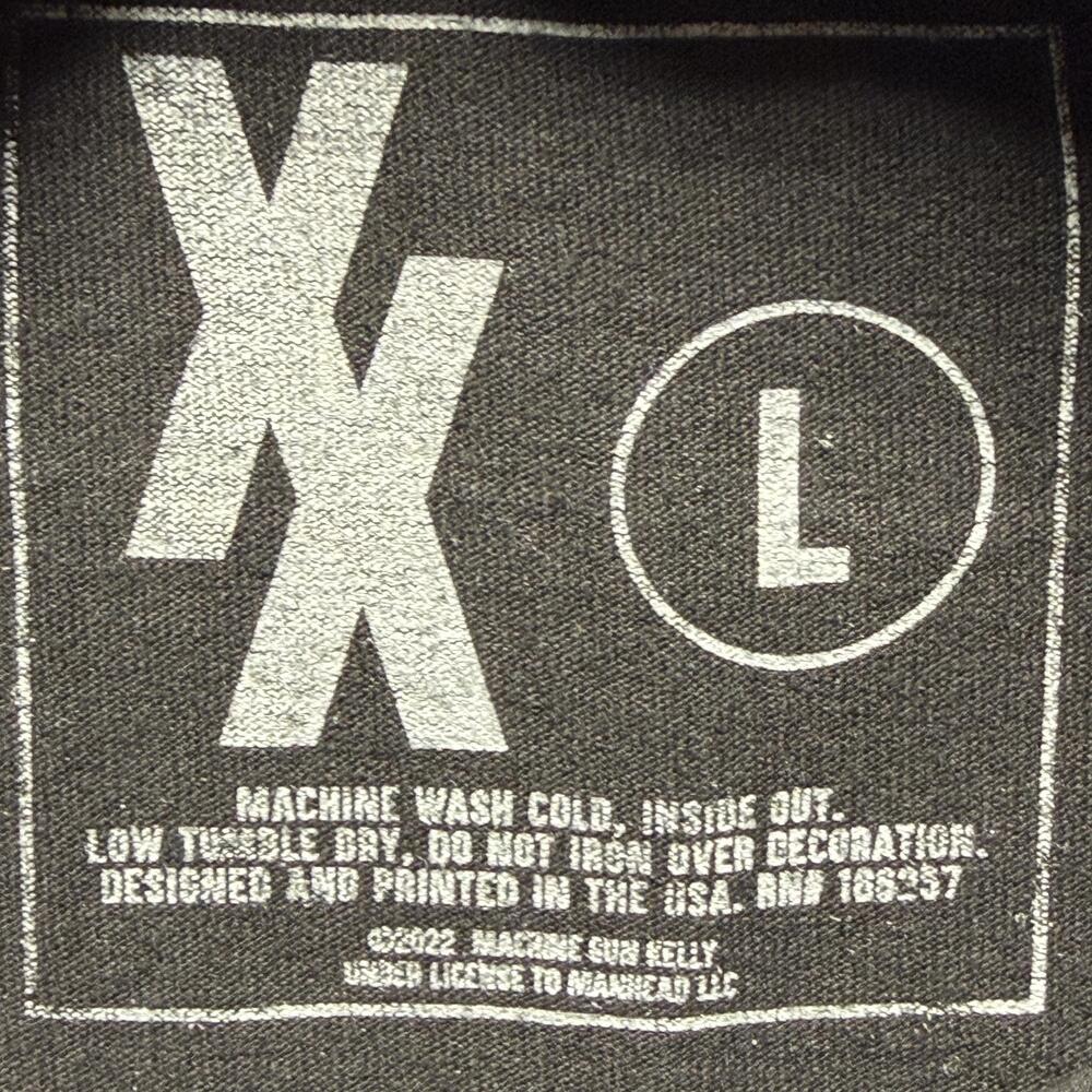 Machine Gun Kelly Shirt Mens L Black Tour Mainstream Sellout Graphic 2022 - Picture 3 of 6